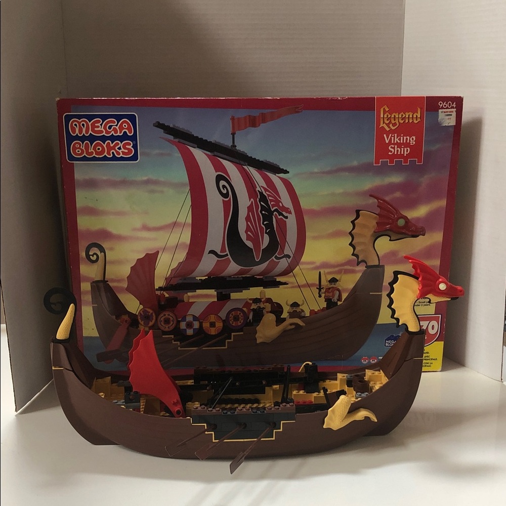 Legend Viking Ship - Mega Bloks 1995